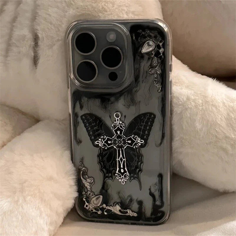 Butterfly Cross Phone Case For iphone