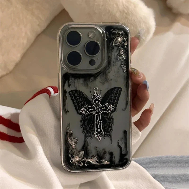 Butterfly Cross Phone Case For iphone