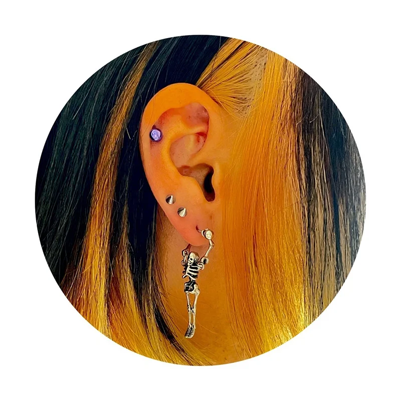 New Skeleton Pendant Earrings