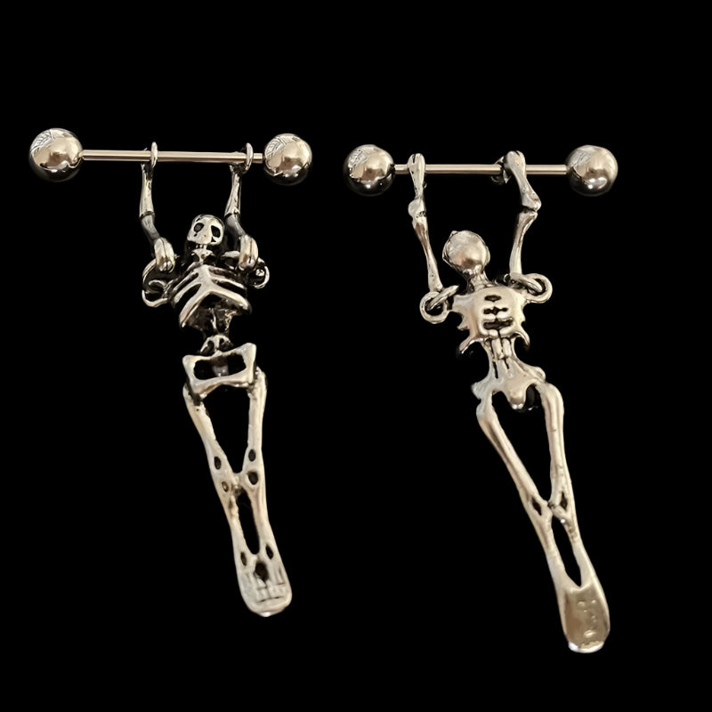 New Skeleton Pendant Earrings